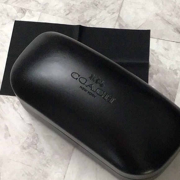 COACH Sunglasses Case, Black sunglasses case - Picture 1 of 4